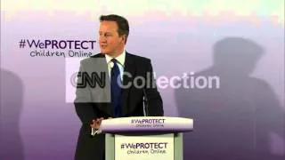 UK: PM CAMERON ON ONLINE CHILD SEXUAL ABUSE