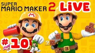 LIVE - Super Mario Maker 2 - Fan Levels and More! - Part 10
