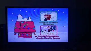 A Charlie Brown Christmas 2000 DVD Menu Walkthrough