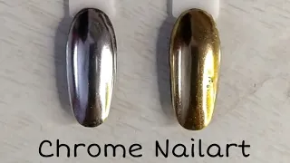 Chrome Nailart #nailtutorial #youtube Music: CircuitMusician: Jeff Kaale #nailart
