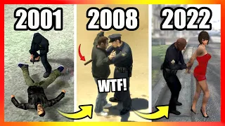 Evolution of BUSTED LOGIC in GTA Games (2001→ 2022)