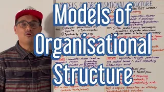 Models of Organisational Structure - Functional, Regional, Product & Matrix