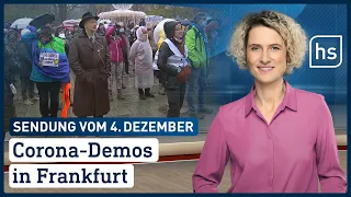 Corona-Demos in Frankfurt | hessenschau vom 04.12.2021