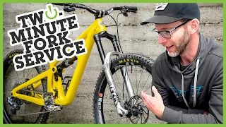 Two-Minute Mountain Bike Fork Service with Lee Trumpore