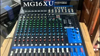 Mixer yamaha mg16xu chuẩn loại 1 china. Giá rẻ 4tr250k trộn 16 line . Bản đủ Power và PFL sáng đèn