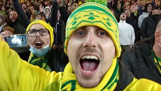 Le 3e but de #MosesSimone #FcNantes 3-2 #RCLens une magnifique ambiance tout le long du match 🏟️🥁📢⚽🔰