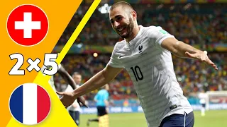 Switzerland 2 × 5 France ⚫ 2014 World Cup ⚫ Extended Highlights & Goals HD