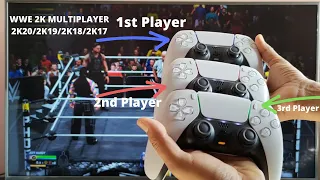 PS5 : How to Add more than one DualSense controller to play WWE 2K Multiplayer - 2K20/2K19/2K18/2K17