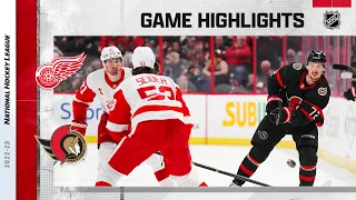 Red Wings @ Senators 2/27 | NHL Highlights 2023