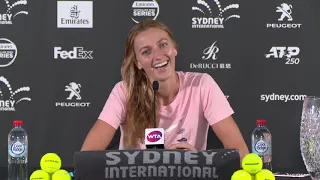 Petra Kvitová press conference (Final) | Sydney International 2019