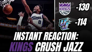 Instant Reaction: Kings open season with BIG over Utah Jazz