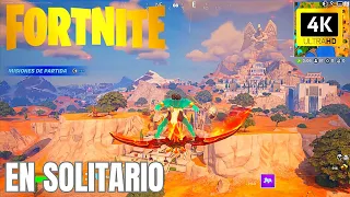 FORTNITE EN SOLITARIO GAMEPLAY PS5 4K (CERO CONSTRUCCIÓN)