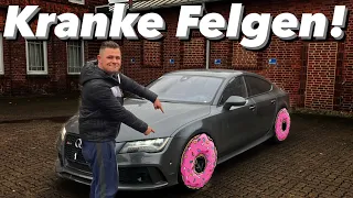 Mit Absicht falsche Felgen gekauft? Dicke Schlappen für den RS7!