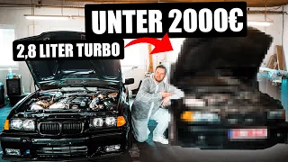 BILLIGSTEN Turbo BMW für unter 2000€ GEKAUFT! (326.000km und komplett schrott)