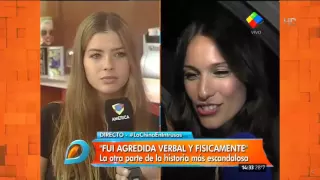 Hablo la China Suárez en Intrusos por el Episodio con Pampita y Vicuña -- 16/12/15