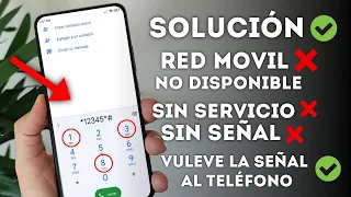 SOLUCIÓN Red Móvil No Disponible, Sin Servicio - Sin señal | Nuevo método 2024