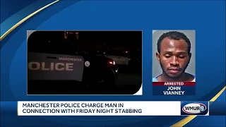 Manchester police charge man in connection with Friday night stabbing