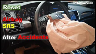 How to RESET AIRBAG light AFTER Accident / Repair SRS after COLLISION / Turn off SRS light