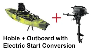 Hobie 360 + Outboard with Electric Start Conversion