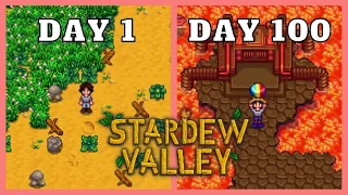 I Played 100 Days of Stardew Valley And Surprised Myself