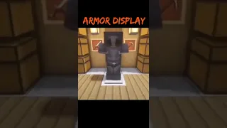 Pop Up Armor Display In Minecraft #shorts