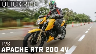 TVS Apache RTR 200 4V :: Quick Ride Review :: ZigWheels