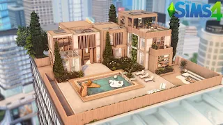 Modern Boho Penthouse 🪴🏙️The Sims 4 Animated Stop Motion