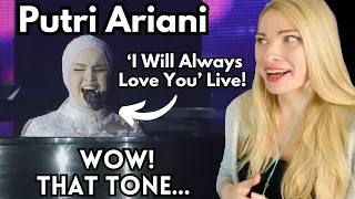 Vocal Coach Reacts: PUTRI ARIANI 'I Will Always Love You' In Depth Analysis - Beautiful Voice!