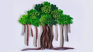 Quilled Banyan Tree | World Environment Day | वटपौर्णिमा विशेष