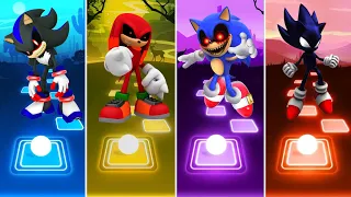 Shadow Exe 🆚 Knuckles Exe 🆚 Sonic Exe 🆚 Dark Sonic || Tiles Hop Gameplay 🎯🎶