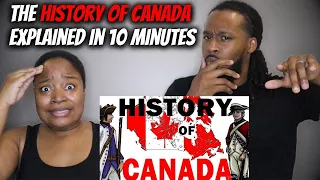 🇨🇦 US American Couple Reacts "The History of Canada Explained in 10 Minutes"