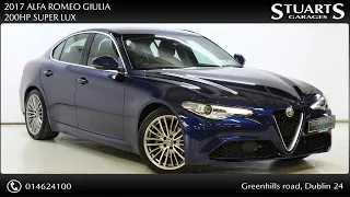 2017 ALFA ROMEO GIULIA 200HP SUPER LUX