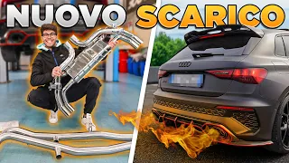 MODIFICHIAMO L'AUDI RS3 EP.2 | NUOVO SCARICO CAPRISTO 😈