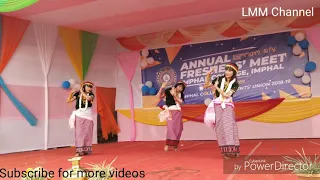 Khullonnaba Dance Performance  || Bidyalaxmi & her party || Imphal College Freshers' Meet 2018-19