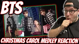 FIRST TIME HEARING BTS "CHRISTMAS CAROL MEDLEY" (LIVE)