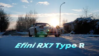 Efini FD3S RX-7 type R in snow | 4K