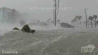 09-29-2022 Ft Myers Beach, FL - Storm Surge Sweeps Away Homes