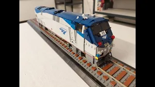 Lego Amtrak P42 Genesis locomotive