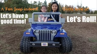 Awesome Toys: Jeep Wrangler Ride - Fisher Price's Ride-On Power Wheels