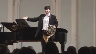 Igor Savinov Fantasia on a Dilettante's theme for Horn & Piano Soloist Alexey Pochtarenko