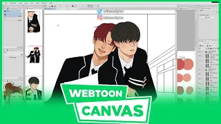 How I Make My Webtoon Episode! PT. 9 (Speed Process)(COLORING)