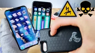 Tasing an iPhone X With an iPhone 8 Taser Case