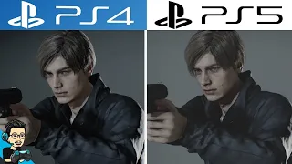 Resident Evil 2 Remake - PS4 vs PS5 Upgrade - Graphics Comparison