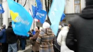 16 01 14 ПР у ВР Победная сессия  и митинг ПАРТИИ РЕГИОНОВ 11