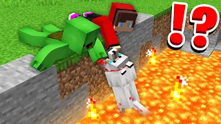 How JJ And Mikey Rescued A Dog In Minecraft - Minecraft Challenge - Maizen Mizen Mazien Parody