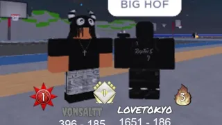 I HIT HOF IN HOOPZ BUT IM FORCED TO PLAY MOBILE (Roblox Basketball)