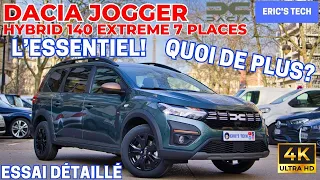 Dacia Jogger Hybrid 140 Extreme 7 places - L'essentiel! Que demander de plus?