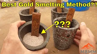 Searching For Best Production Gold Smelting Flux & Method: High Recovery, Low Viscosity, Cheap!