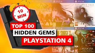 Top 100 PS4 Hidden Gems in 10 Minutes