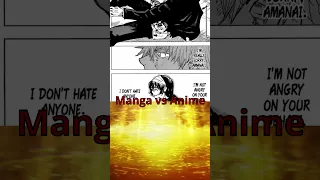 "Throughout Heaven and Earth, I Alone Am The Honored One" (Manga vs Anime)